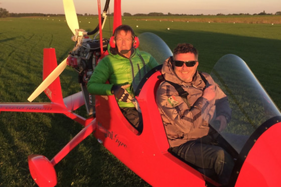 Prise en charge en gyrocoptère pour deux  - Easy Flying Paramotor School - Maillen (Namur)