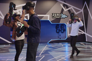 Een sessie virtual reality en drankje voor 4 bij Zero Latency VR Antwerpen (Antwerpen)