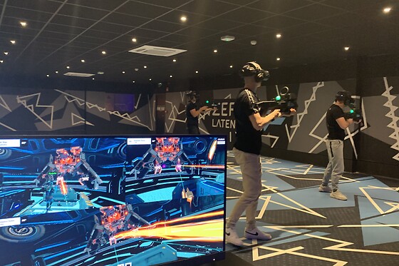Een sessie virtual reality en drankje voor 4 bij Zero Latency VR Antwerpen (Antwerpen)
