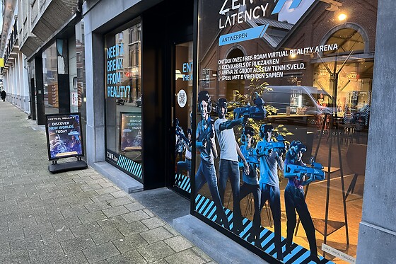 Een sessie virtual reality en drankje voor 4 bij Zero Latency VR Antwerpen (Antwerpen)