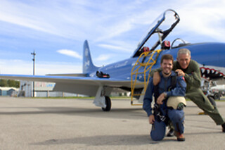 Een vlucht in een MB-326 gevechtsvliegtuig met MiGFlug (Reggio Emilia - Italië)