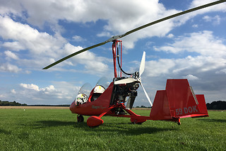 Een gyrokopter besturen van Easy Flying Paramotor School (Maillen - Namen)
