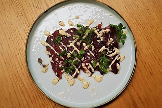 Een gastronomische menu met drank voor 2 bij Le Resto des Halles (Waver - Waals-Brabant)