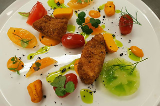 Een gastronomische menu met drank voor 2 bij Le Resto des Halles (Waver - Waals-Brabant)