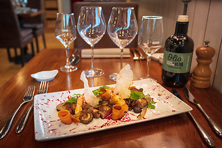 Een gastronomische menu met drank voor 2 bij Le Resto des Halles (Waver - Waals-Brabant)