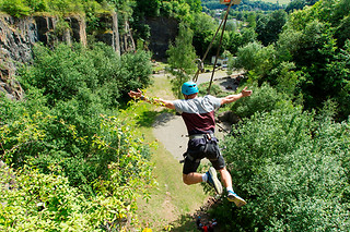 Een avonturenparcours bij The Outsider Activity (Comblain la Tour - Luik)