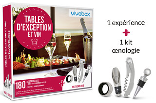 Tables d'exception et vin